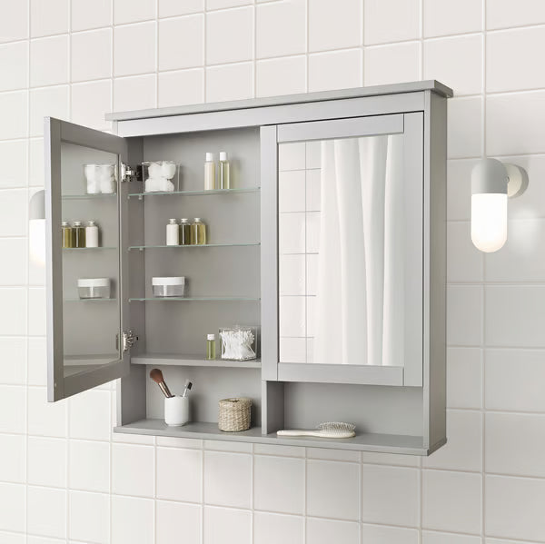 Hymnes Mirrored cabinet with 2 doors, 103x16x98cm