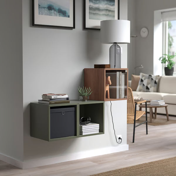 Emmet  Cabinet with Glass, 35×35×35cm