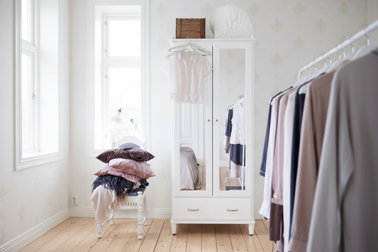 Tseries Wardrobe, mirror glass, 88x58x208 cm