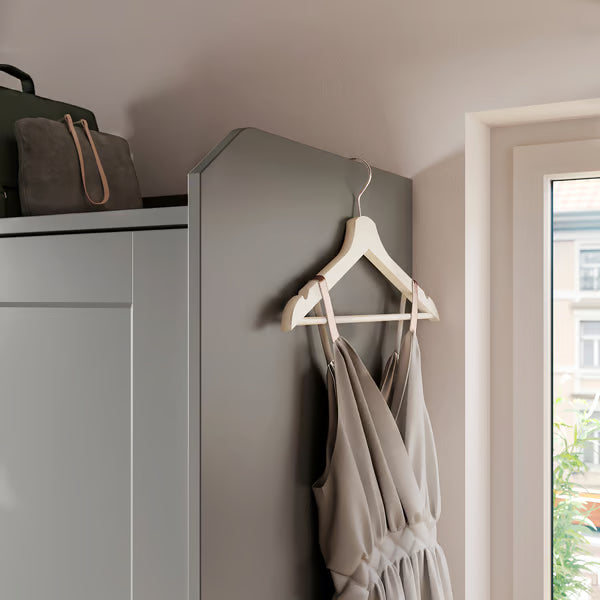 Haidy - Grey Wardrobe -  118xx55x199cm.