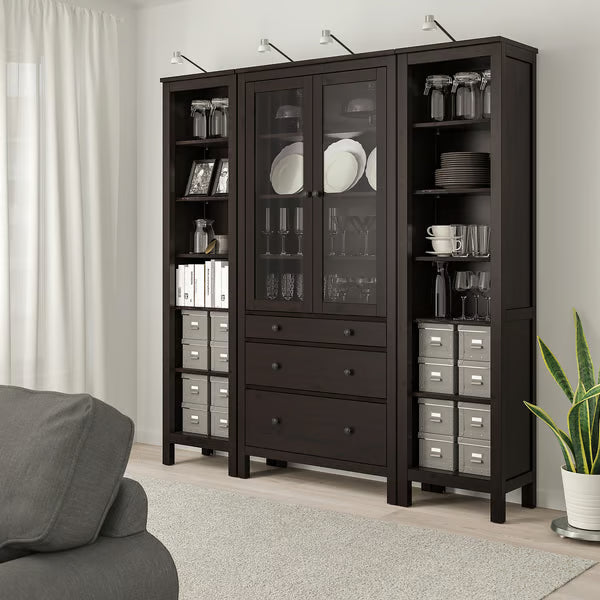 Hymnes Storage combination w doors/drawers, 188x37x197cm