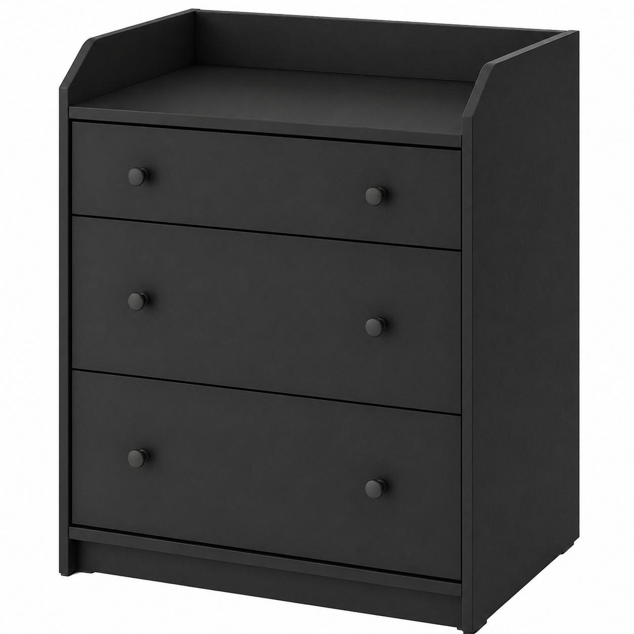 MDF Chest of 3 Drawers - 70x46x84cm - [H3]