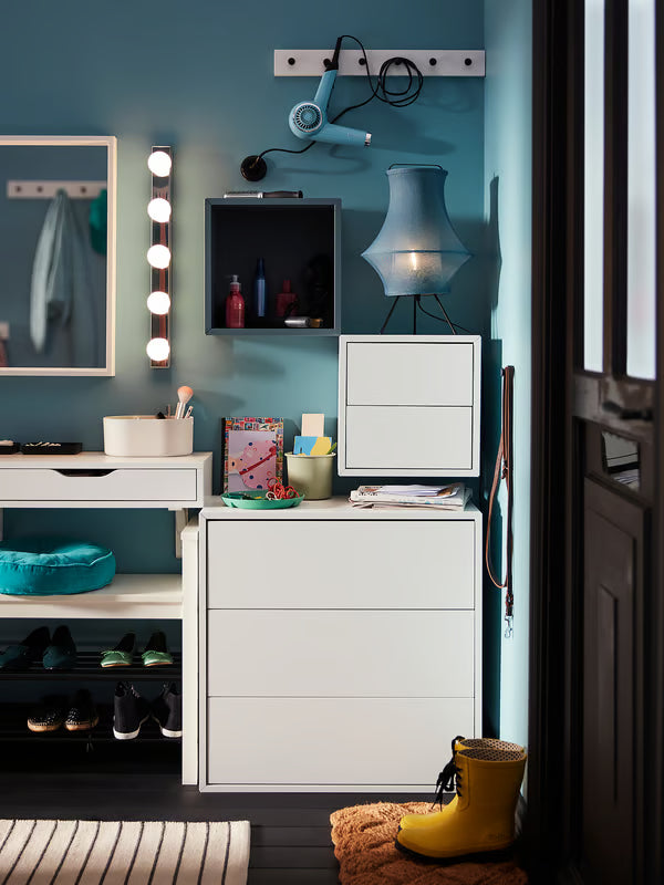 Emmett Cabinet with 2 Drawers, 35×35×35cm