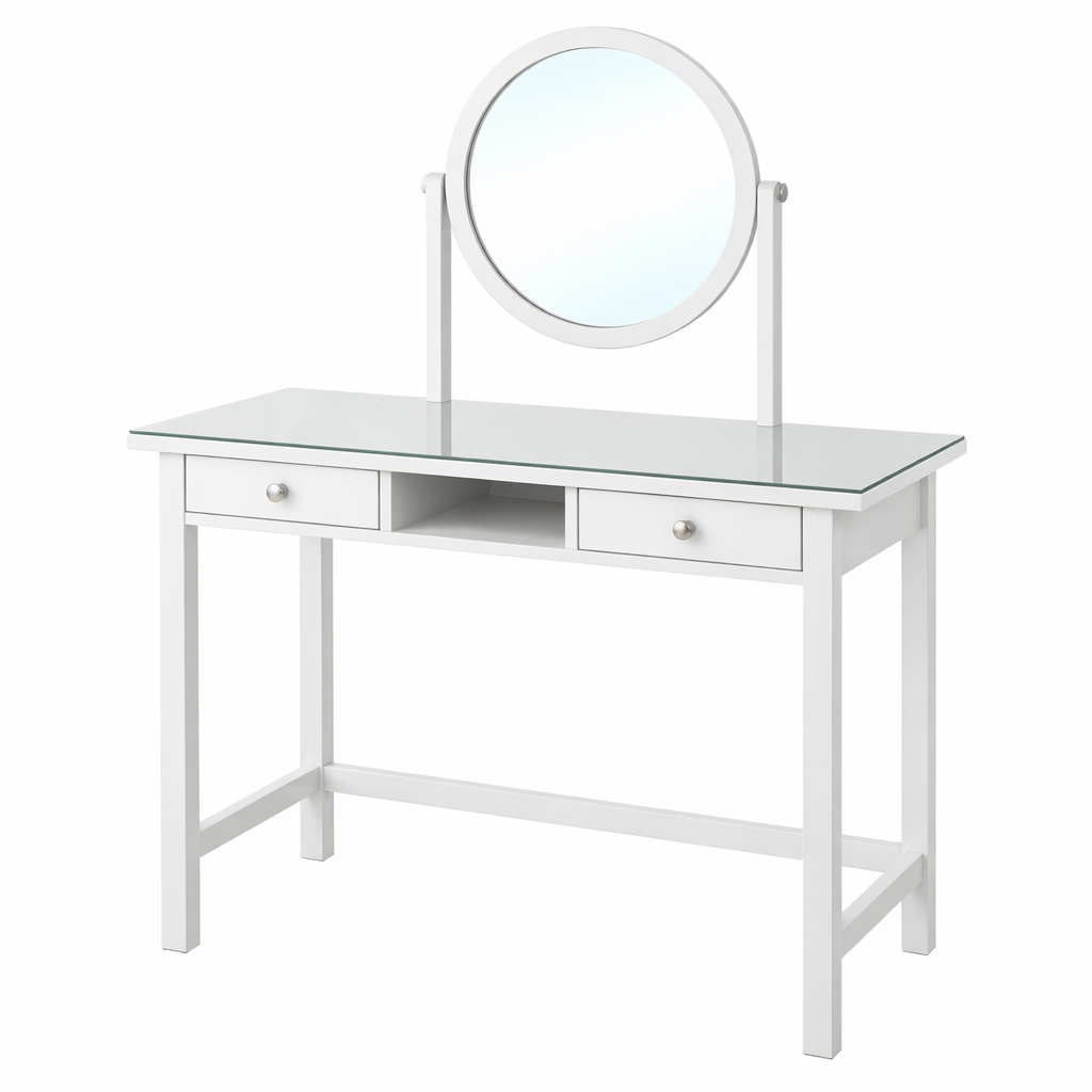 Hymnes Dressing table with mirror, 110x45x134cm