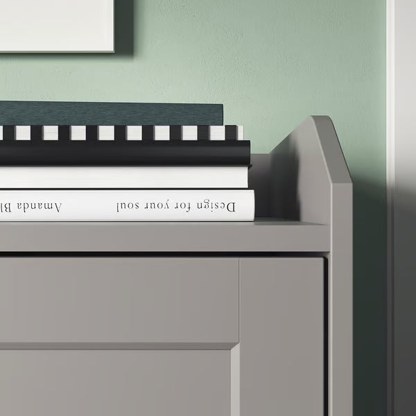 Storica Grey MDF 3-Drawer & 2-Door Cabinet – 140x46x84cm