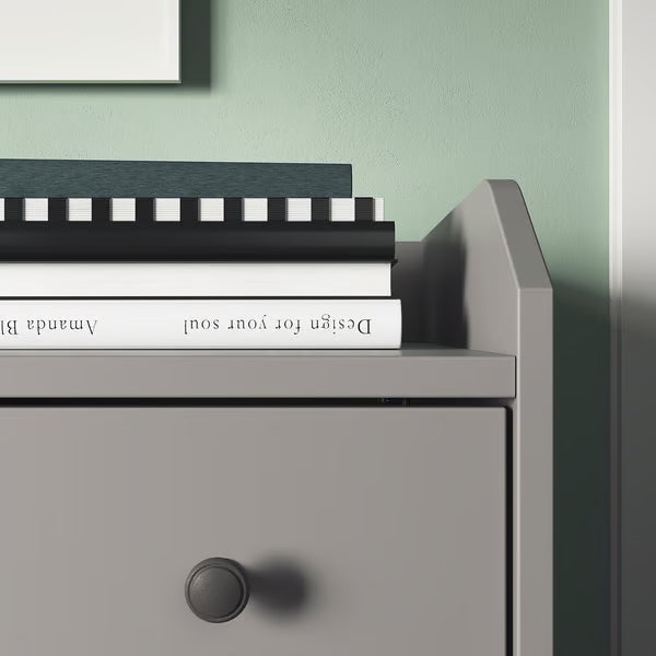 Organix Grey 6 Drawer Unit - 138×46×84cm