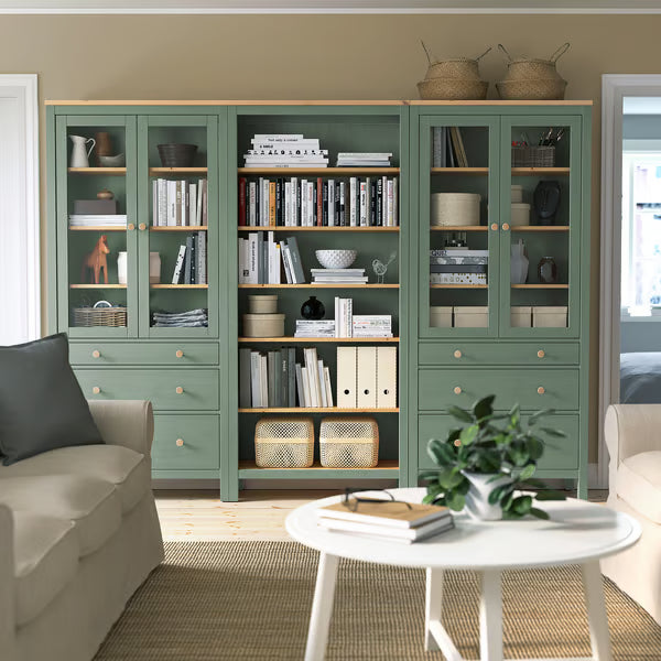Hymnes Storage combination w doors/drawers, 290x37x197cm