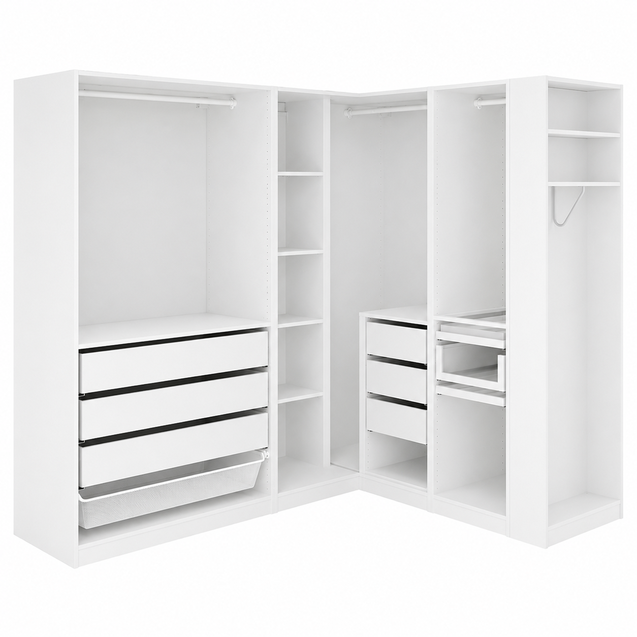 Max Medium Corner, 160x140x200/240cm.