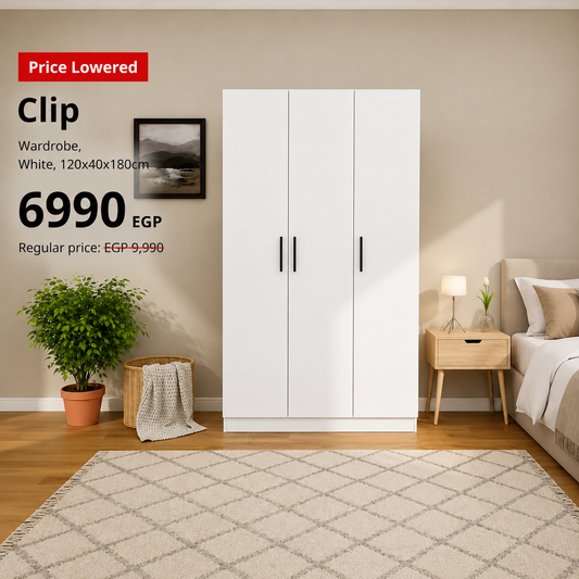 Clip wardrobe, 120x40x180cm