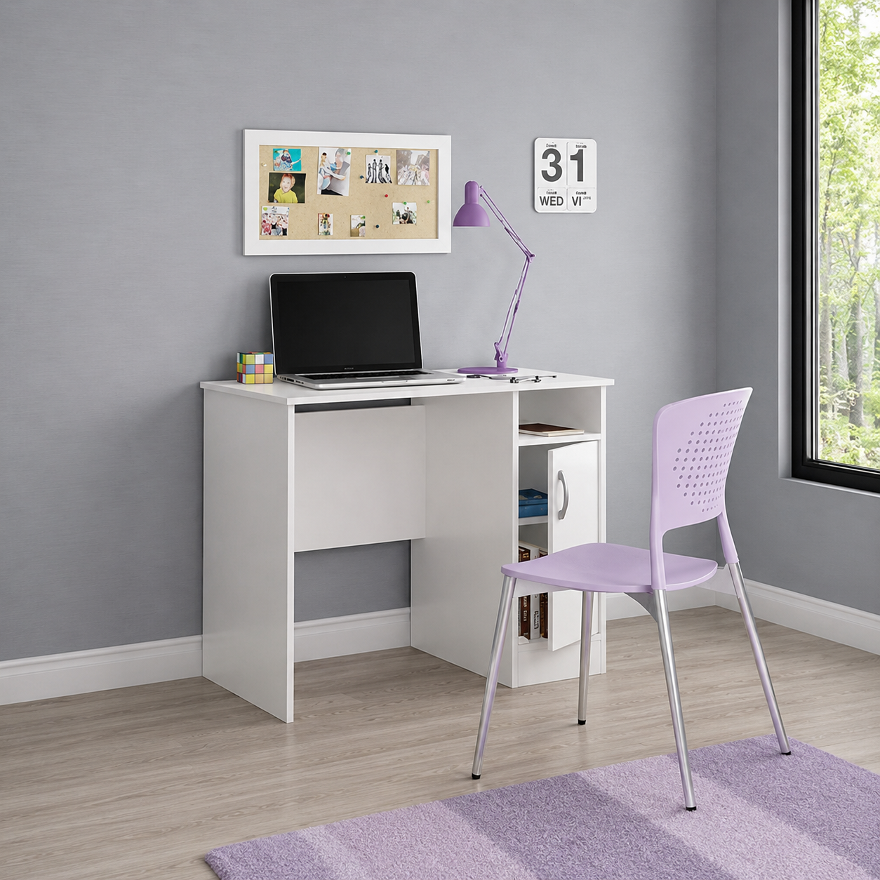 Vito Home Office Desk, 100x40x75 cm