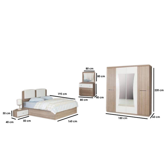 Valerio Bedroom Set – 5 Pieces
