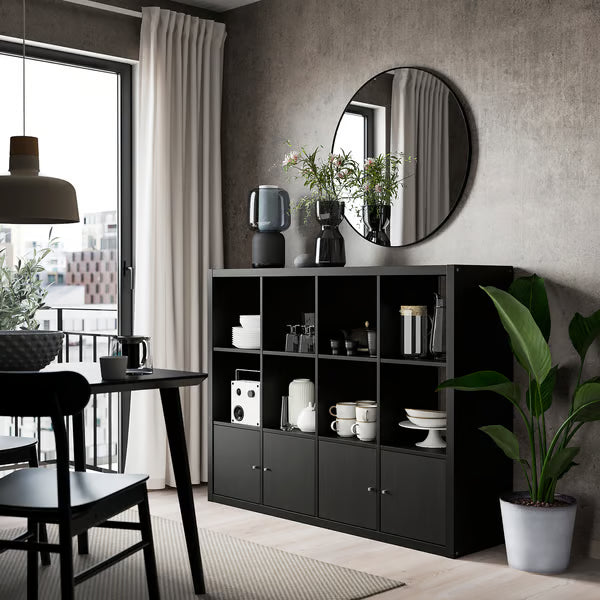 Kseries Shelving unit with 2 cabinets, 147x39x112cm