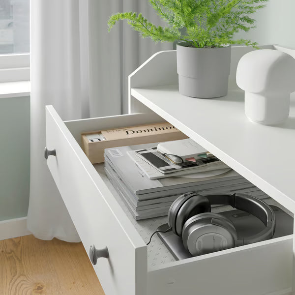 White Drawers Unit 3 drawers 70x46x116cm