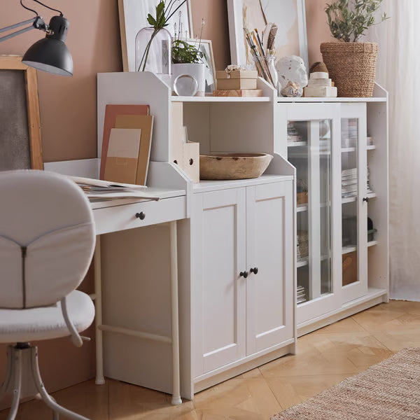Rakva White Storage unit -105x36x116cm