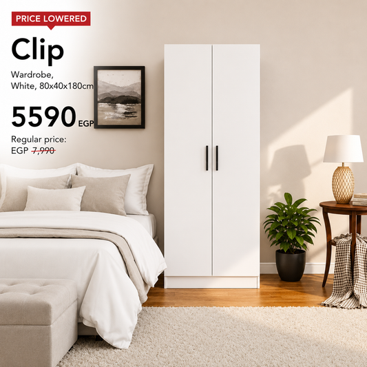 Clip wardrobe, 80x40x180cm