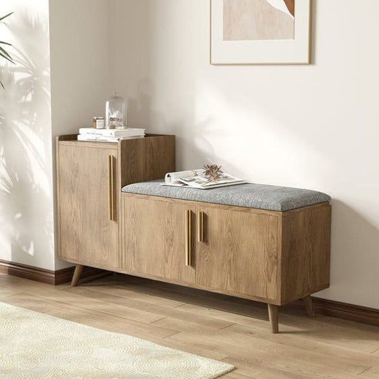 Arden Shoe Cabinet with Bench – 120cm x 35cm x 70cm