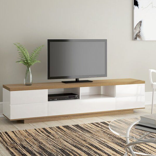 Verona TV Unit with 5 Drawers & 2 Open Shelves – 200x40x50cm