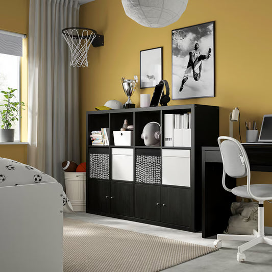 Kseries Shelving unit with 2 cabinets, 147x39x112cm