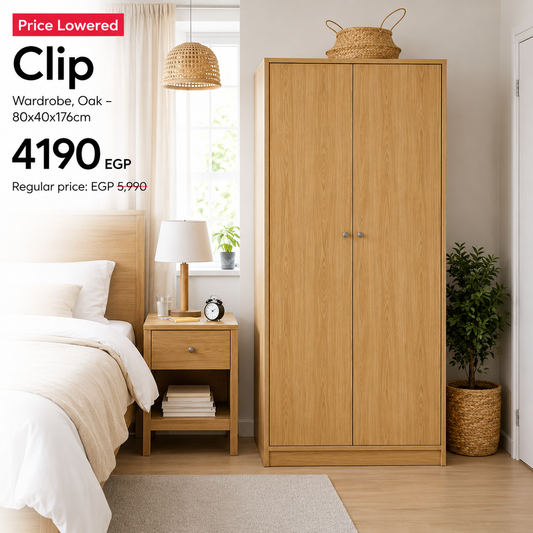 Clip Wardrobe – 80x40x176cm