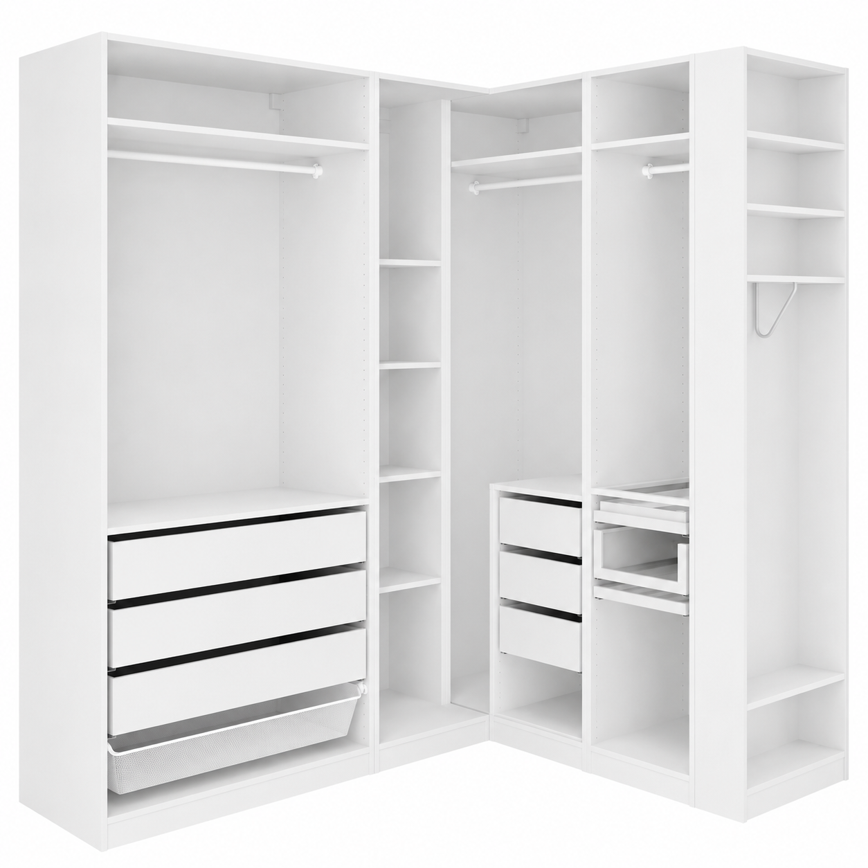 Max Medium Corner, 160x140x200/240cm.