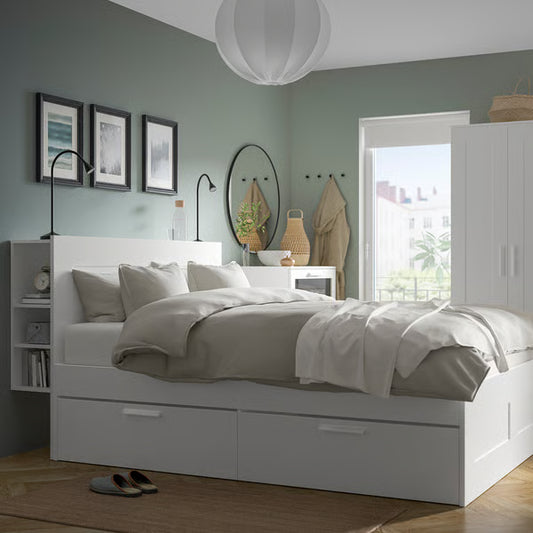 Brimlok 3-piece Bedroom set, White.