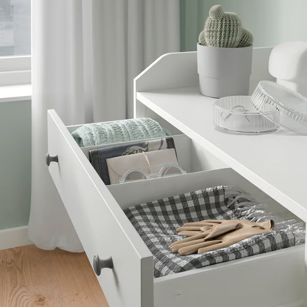 White Drawers Unit 3 drawers 70x46x116cm