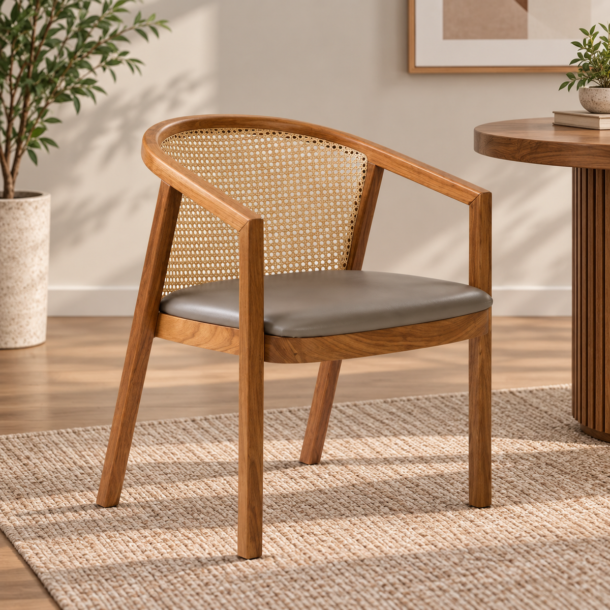 Cala Wood Accent Armchair