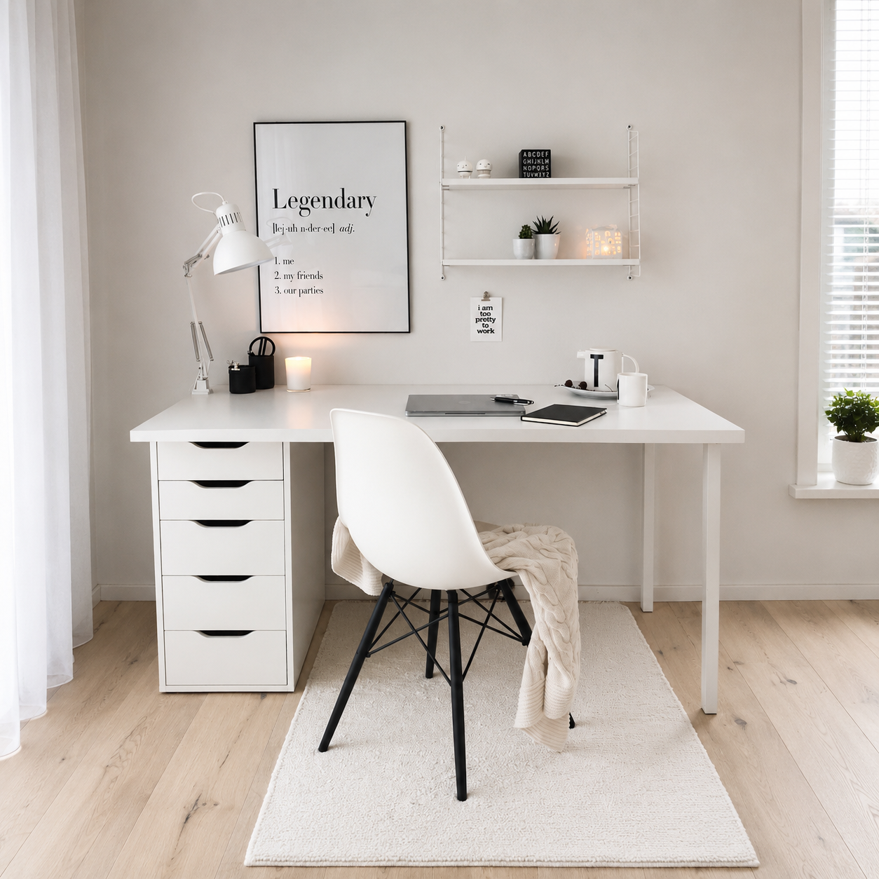 Koben Study Desk, 150x60x85 cm