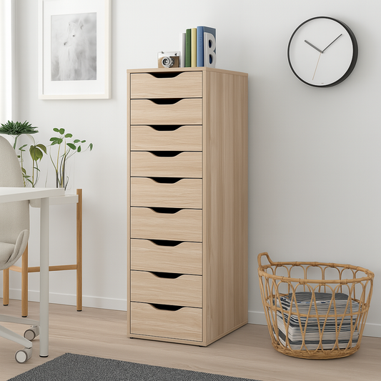 MDF Oak Unit Drawer  - 37cm × 40cm × 116cm.