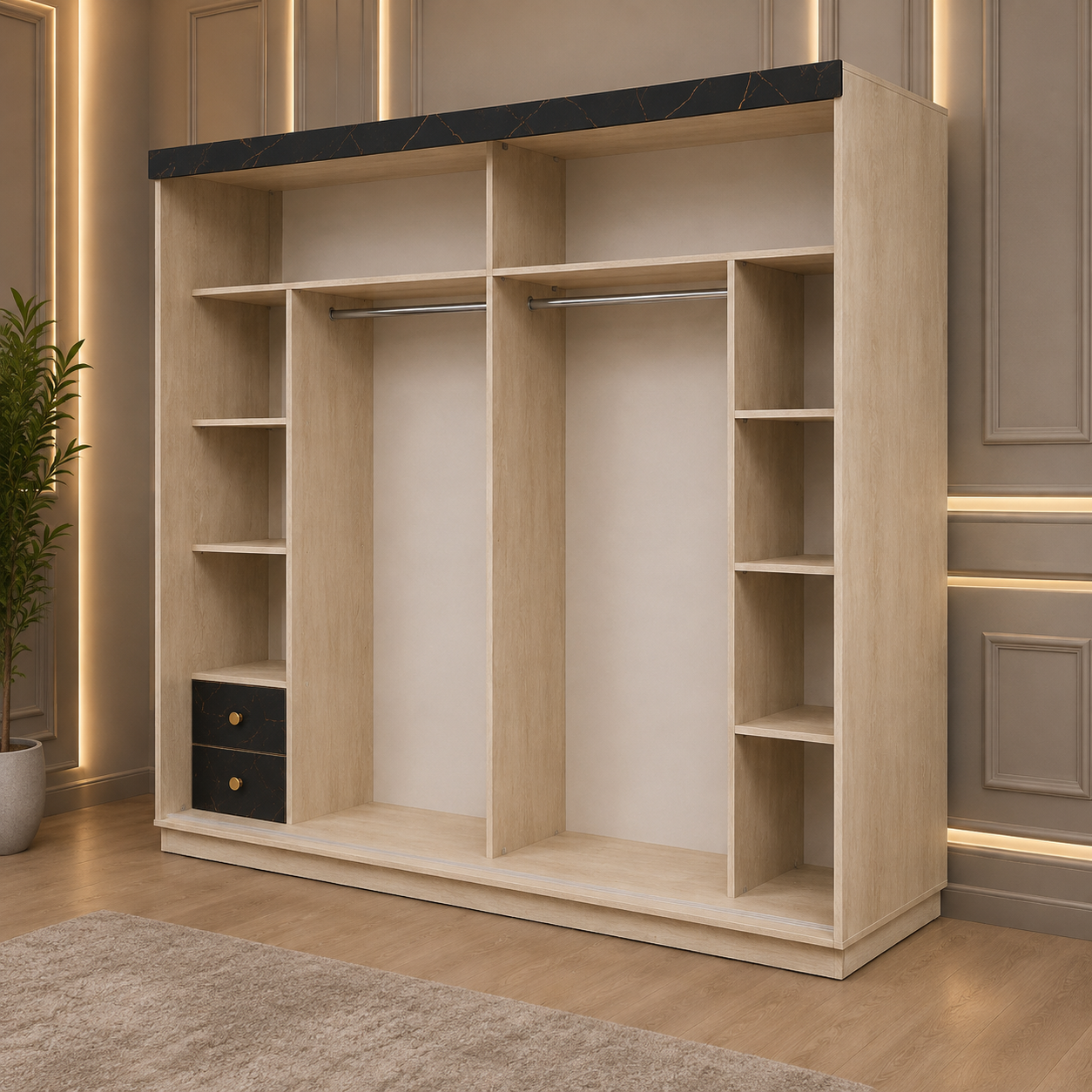 The Marquina bedroom collection.