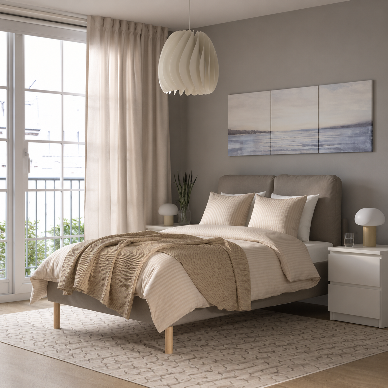 Siga Upholstered bed frame