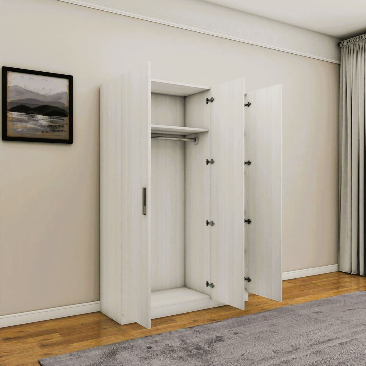 خزانة Cove متوسطة، 120x50x180 سم