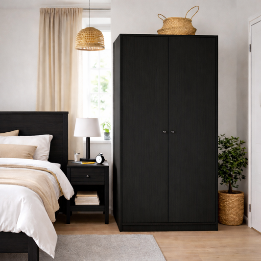 Max Black  Wardrobe – 80x40x176cm