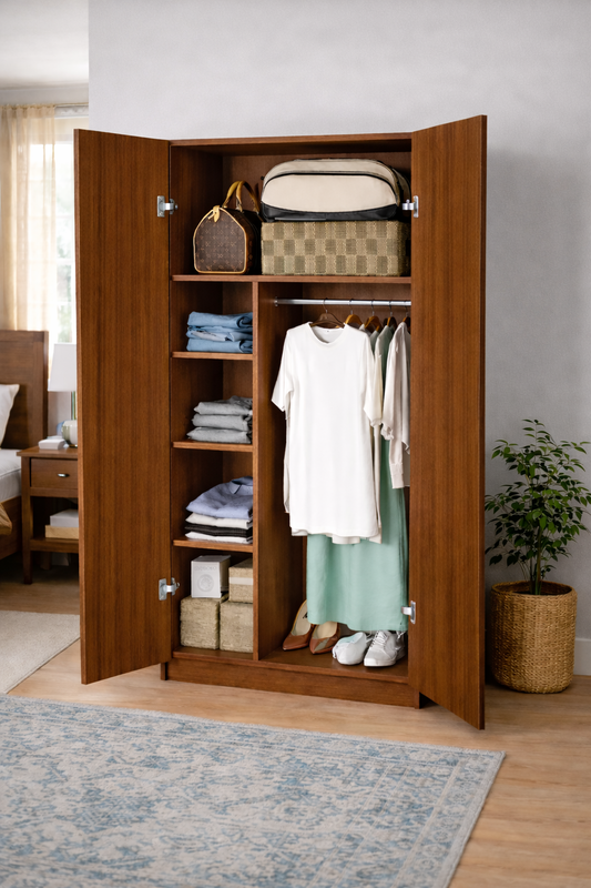 Max Cherry Wardrobe – 80x40x176cm