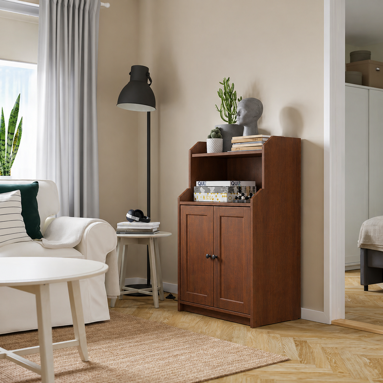 HELGA Storage Cabinet with 2 doors -70x46x116cm.