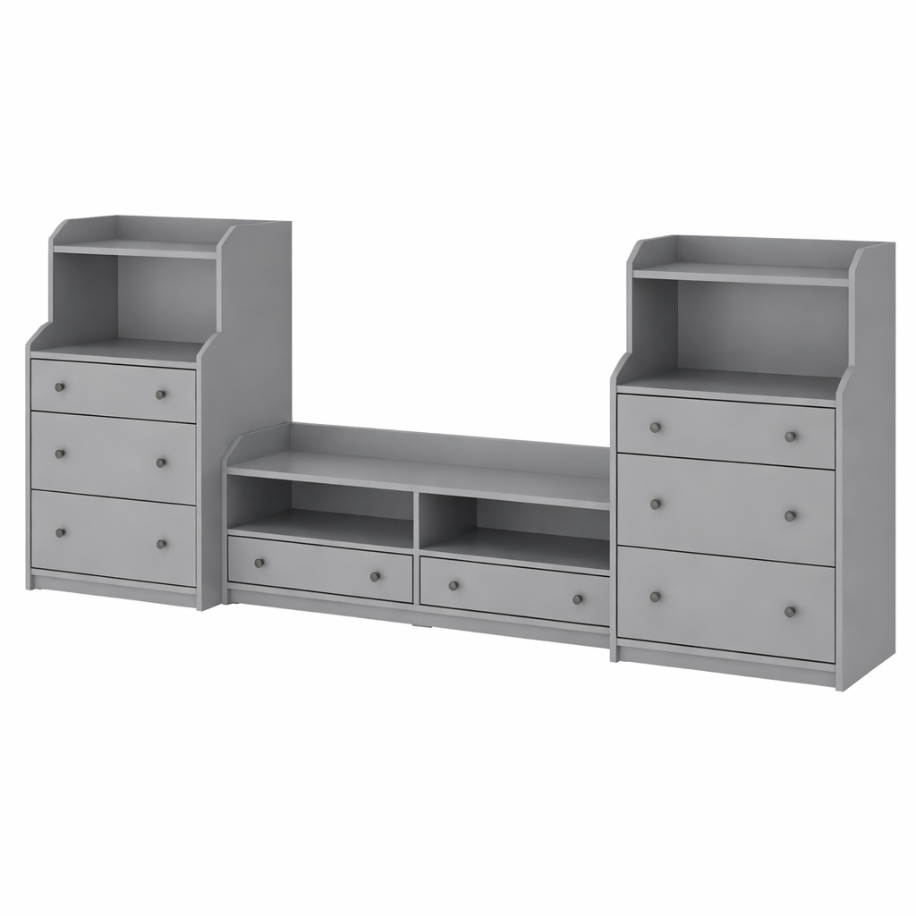HAUGA  Grey  TV set   - 277x46x116cm.