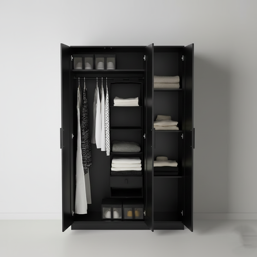 Brimlok Wardrobe with 3 doors - 117x50x190cm.