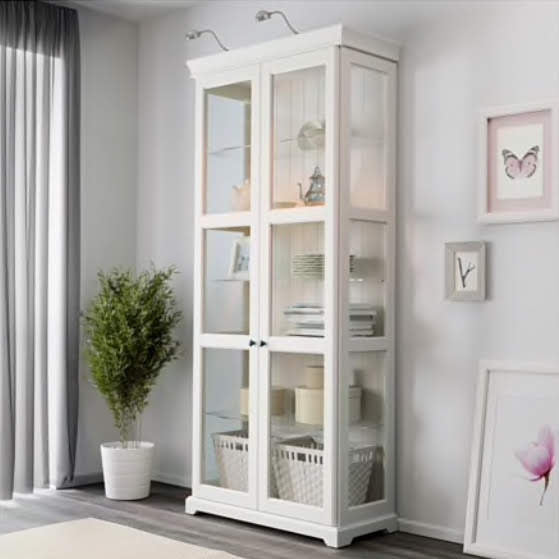 Viatorp Display Cabinet, 96x42x214cm.