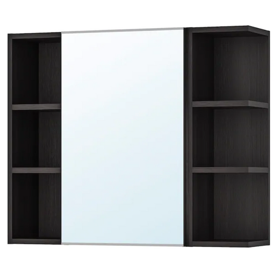Lili Bathroom Shelve Unit with Mirror – 80×20×60 cm