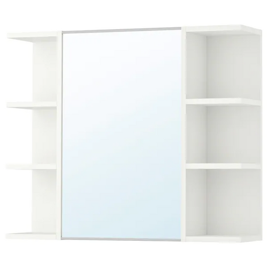 Lili Bathroom Shelve Unit with Mirror – 80×20×60 cm