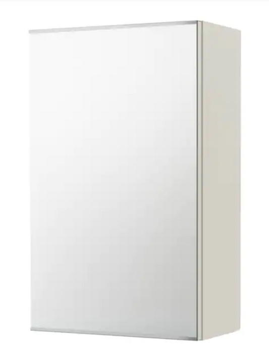 Lili Bathroom Shelve Unit with Mirror – 40×20×60 cm