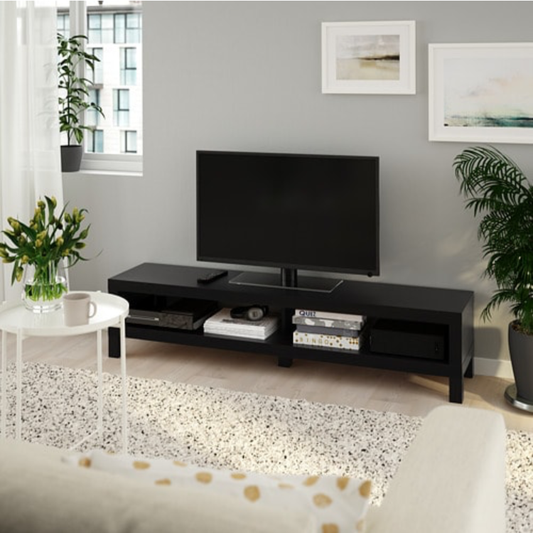 LUCK – Brown &  Black TV Unit  160×35×45 cm