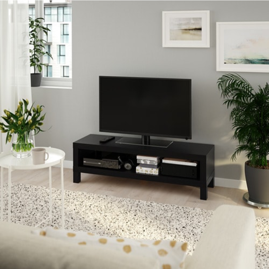 LUCK – Black & Brown TV Unit  – 120×35×45 cm