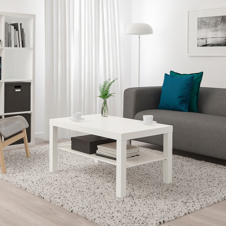 LUCK Coffee Table white 55 x 90 x 45 cm