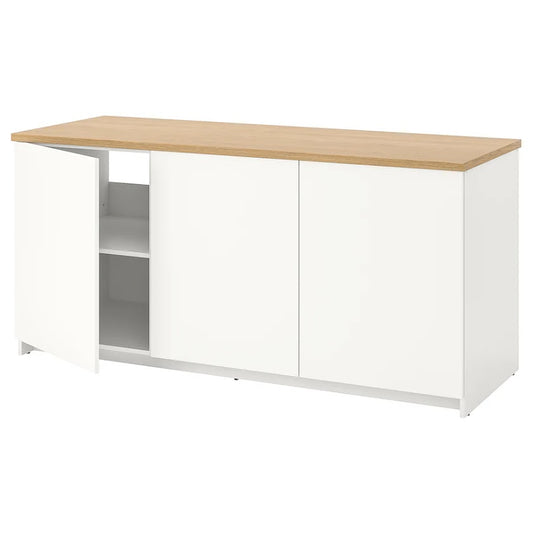 Kitchen Base Cabinet – White, Three Doors 180 x 60 x 90 cm