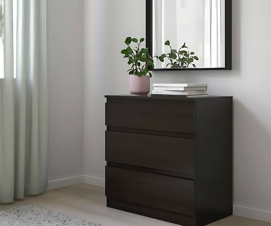 MDF Black brown Unit Drawer  - 70cm × 70cm × 40cm.