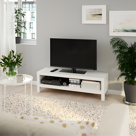 LUCK – White TV Unit  – 120×35×45 cm
