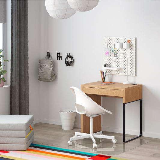 MDF Yellow Desk  - 75cm × 50cm × 70cm.