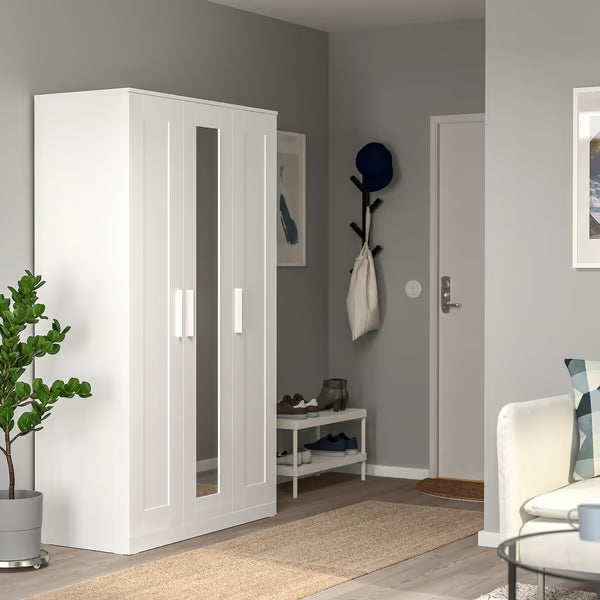 Brimlok Wardrobe with 3 doors - 117x50x190cm.