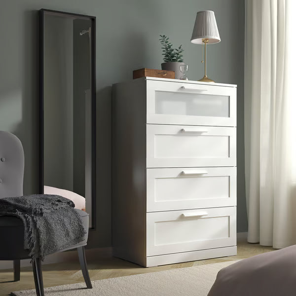 Brimlok 4-drawer chest 78x46x124cm.